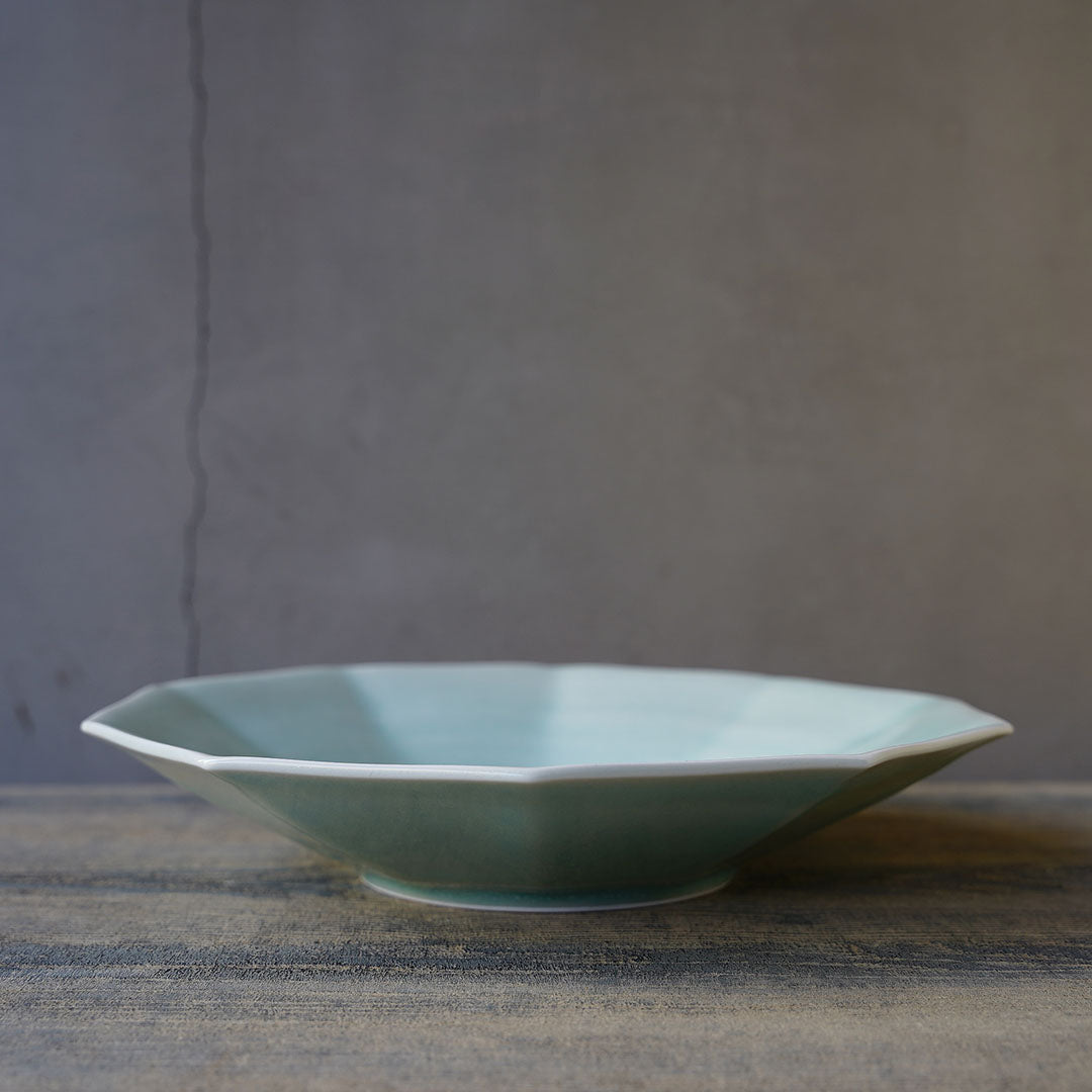 Yuichi Murakami Seiji 10-Sided Deep Plate, 26 cm
