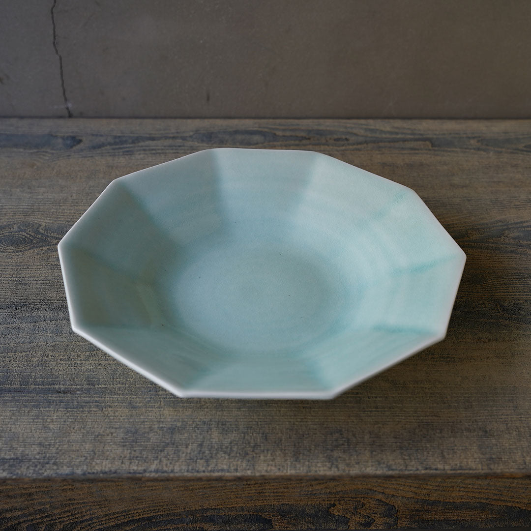 Yuichi Murakami Seiji 10-Sided Deep Plate, 26 cm