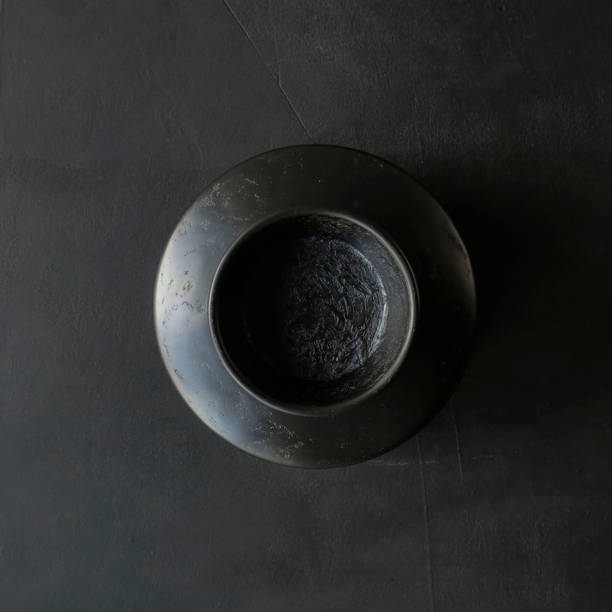 26-AS-24 Takaashi-wan (High-footed Small Bowl) – Black