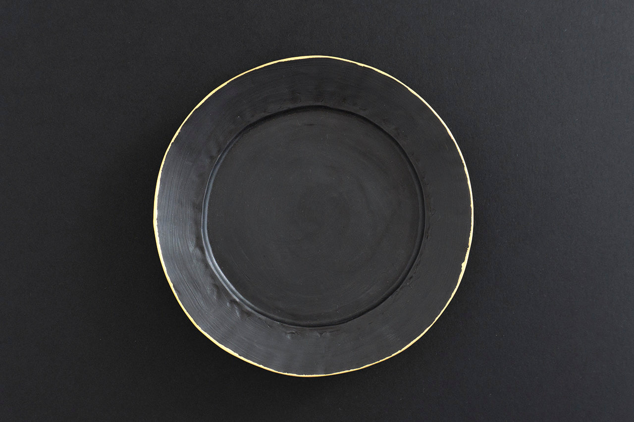 ◆KUROgane PLATE WITH RIM 210 ペアセット