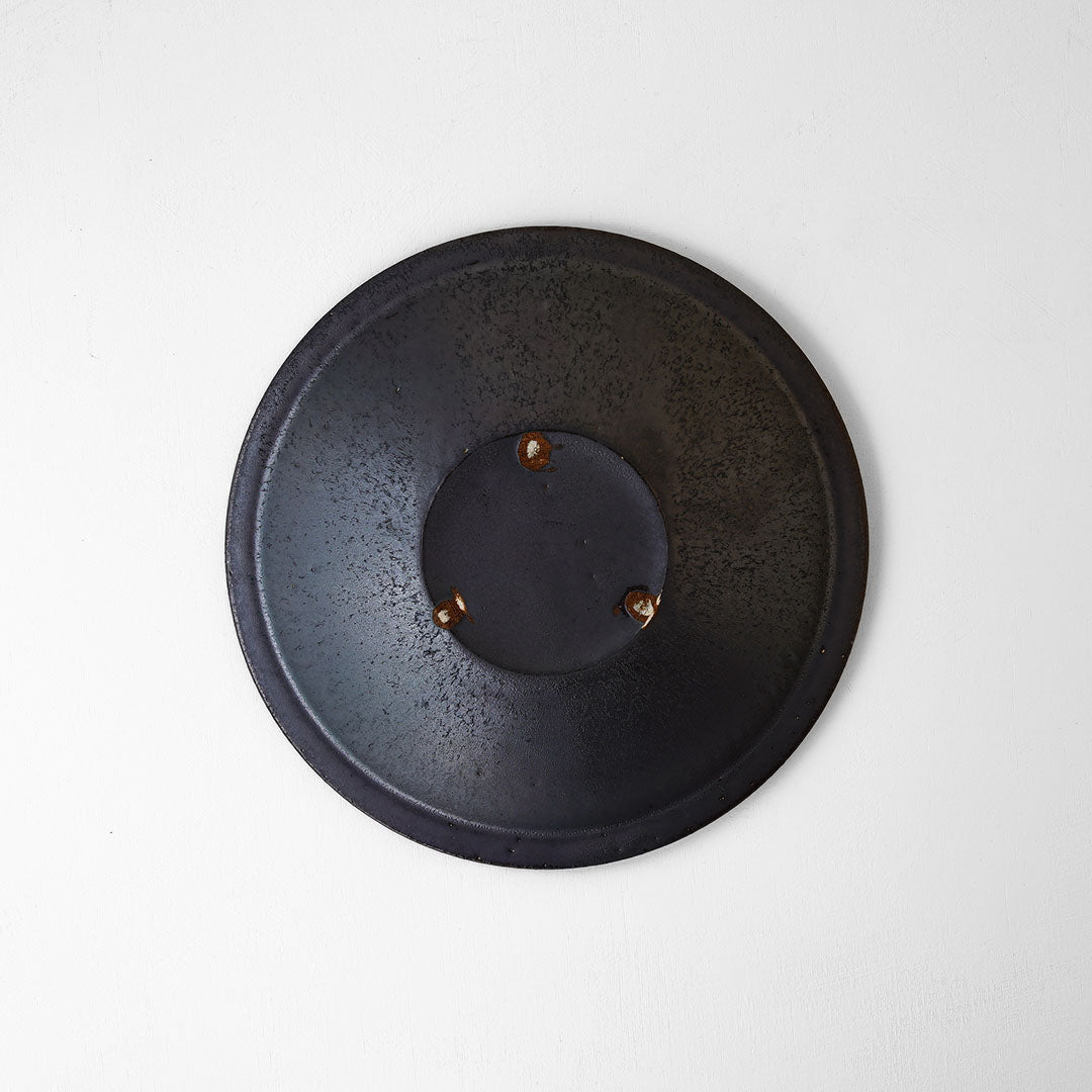 船串篤司 round plate 黒