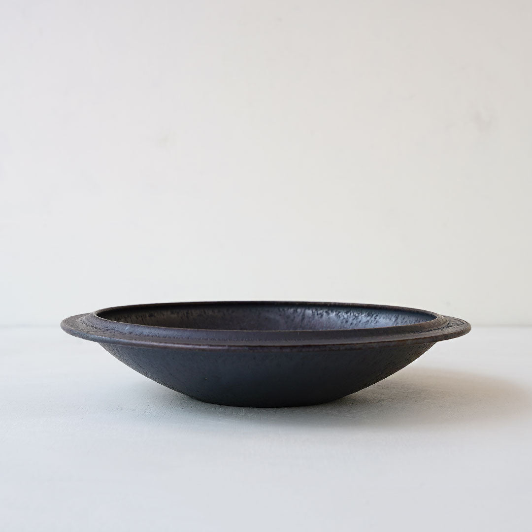 船串篤司 round plate 黒