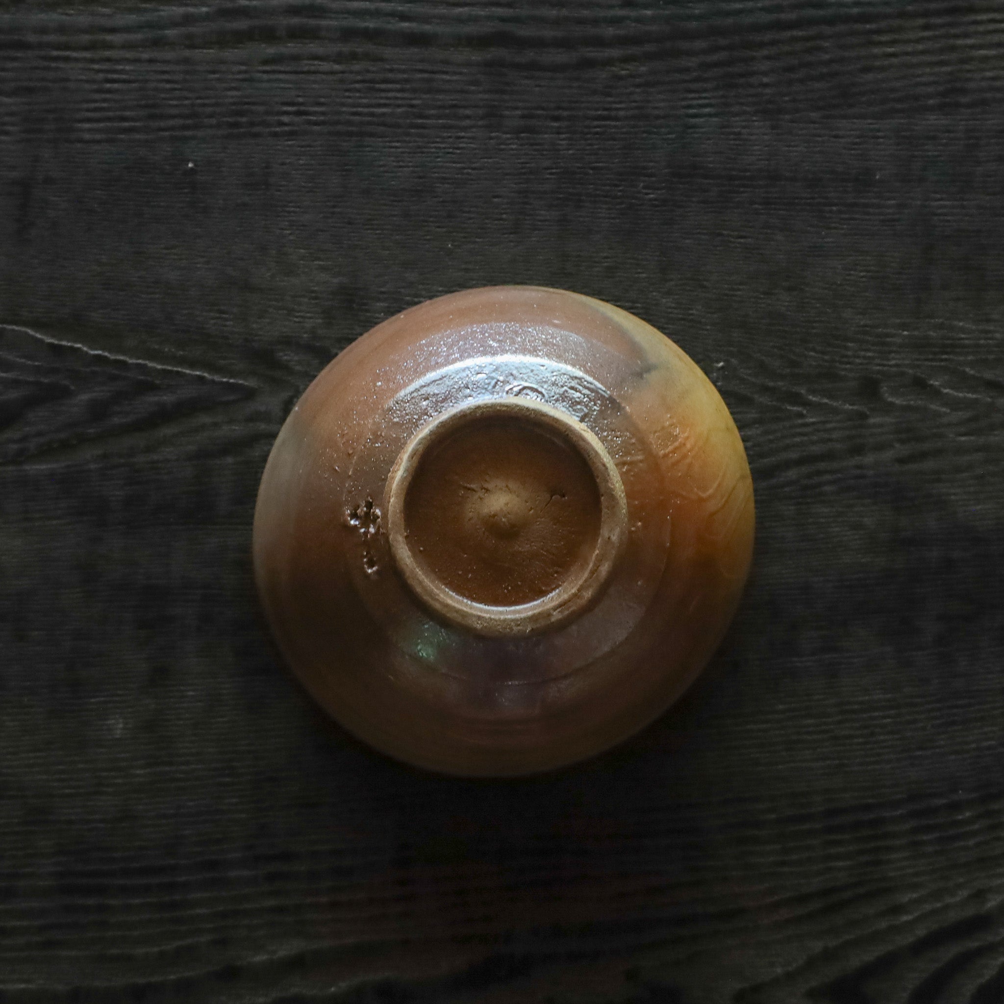 ●26-TY-145 Karatsu Katami-gawari teabowl