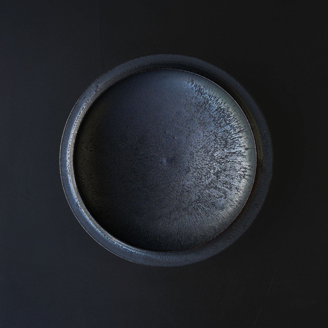 船串篤司 round plate 黒