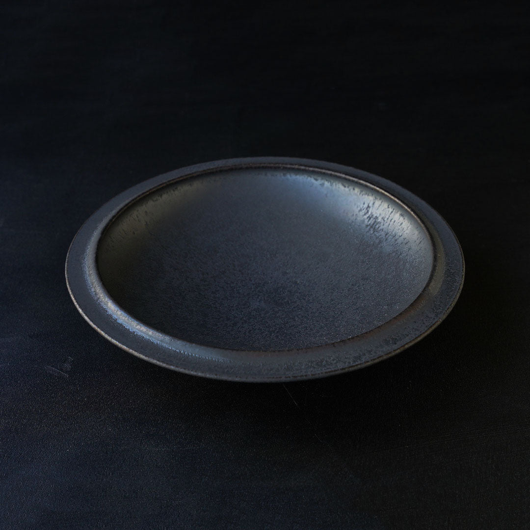 船串篤司 round plate 黒