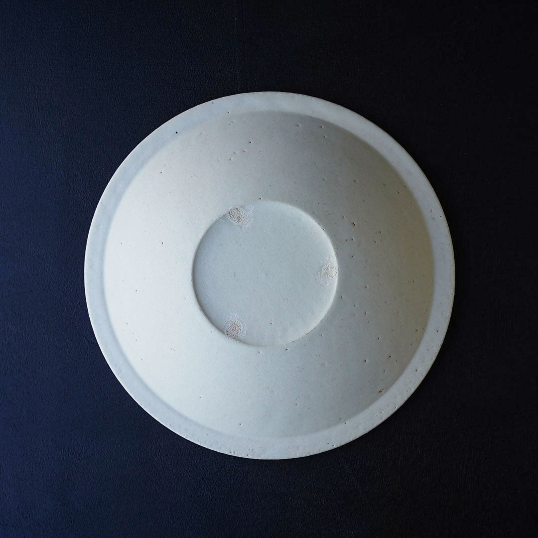 船串篤司 round plate 白