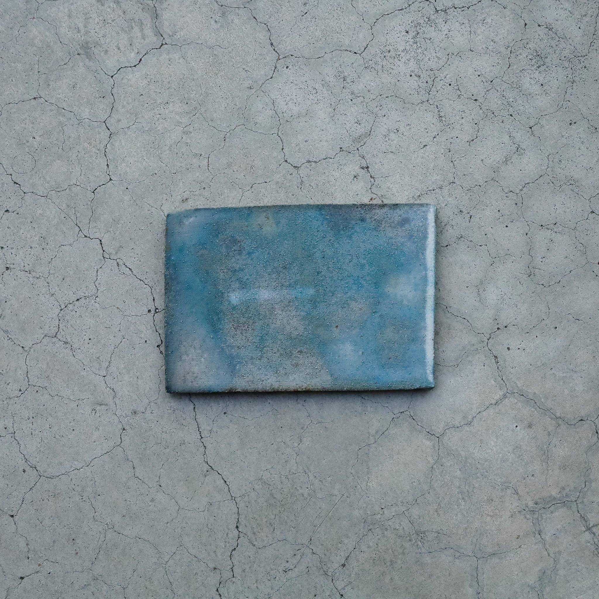 Etsuji Noguchi / White Rust, Rectangular Plate F