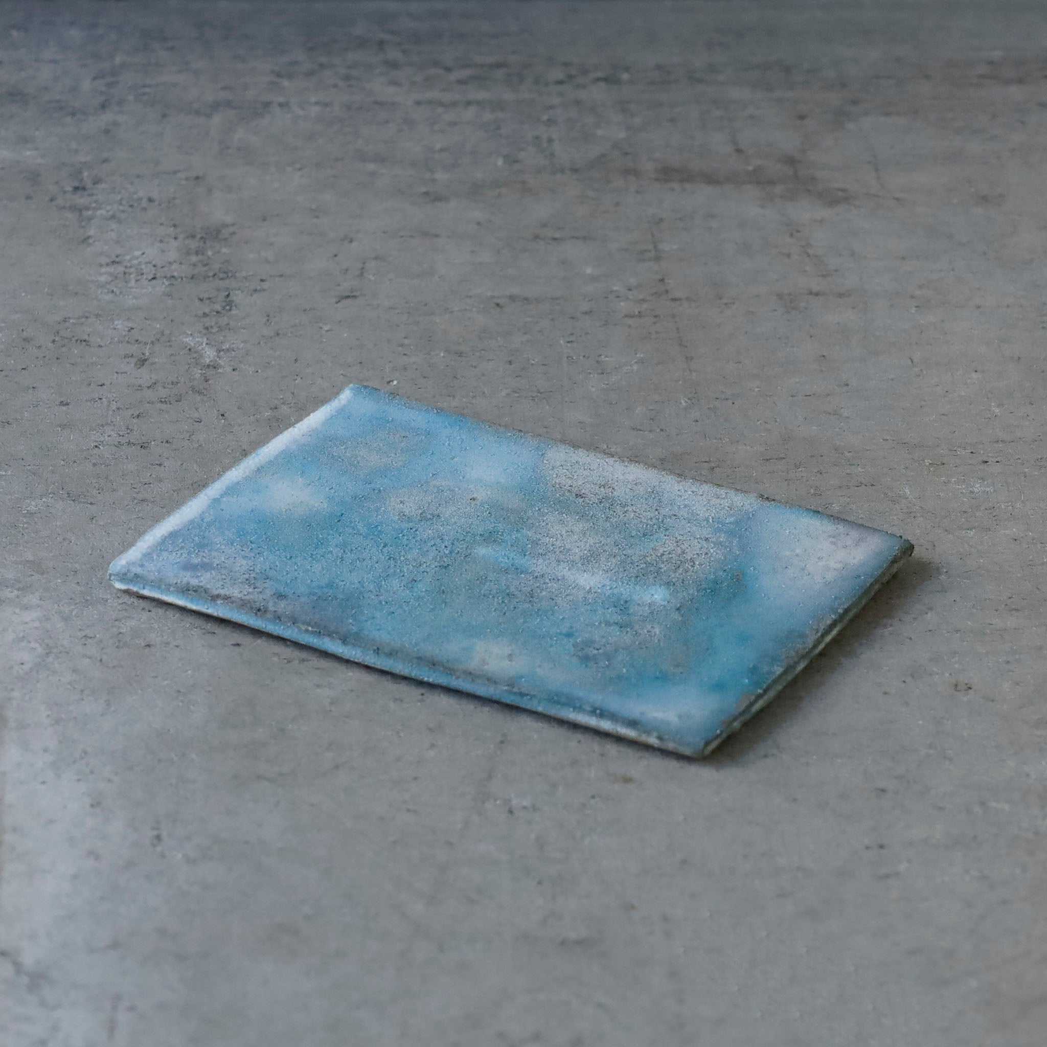 Etsuji Noguchi / White Rust, Rectangular Plate F