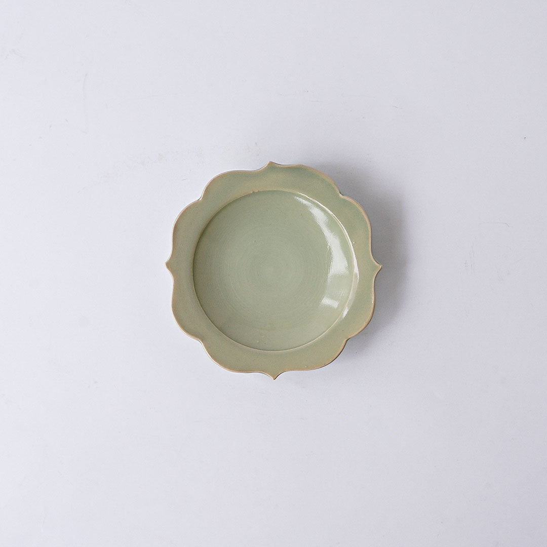 Hanako Nakazato Chakra Plate S Sage Celadon