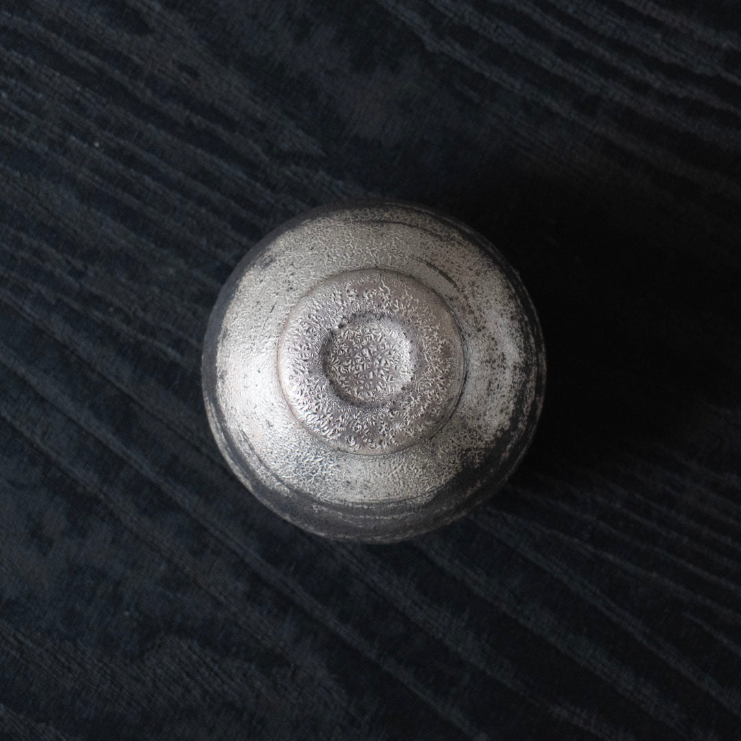 船串篤司 茶入れ(銀)