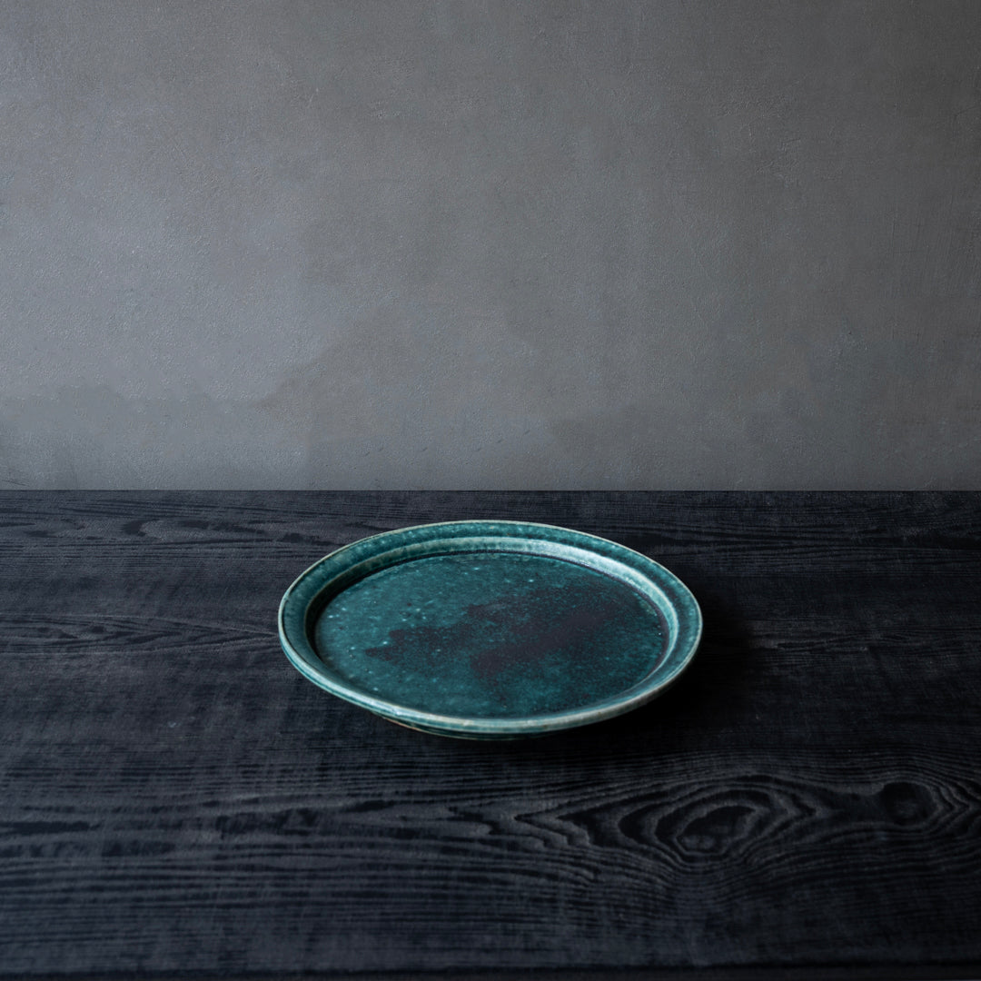 Michikazu Sakai Oribe Round Plate