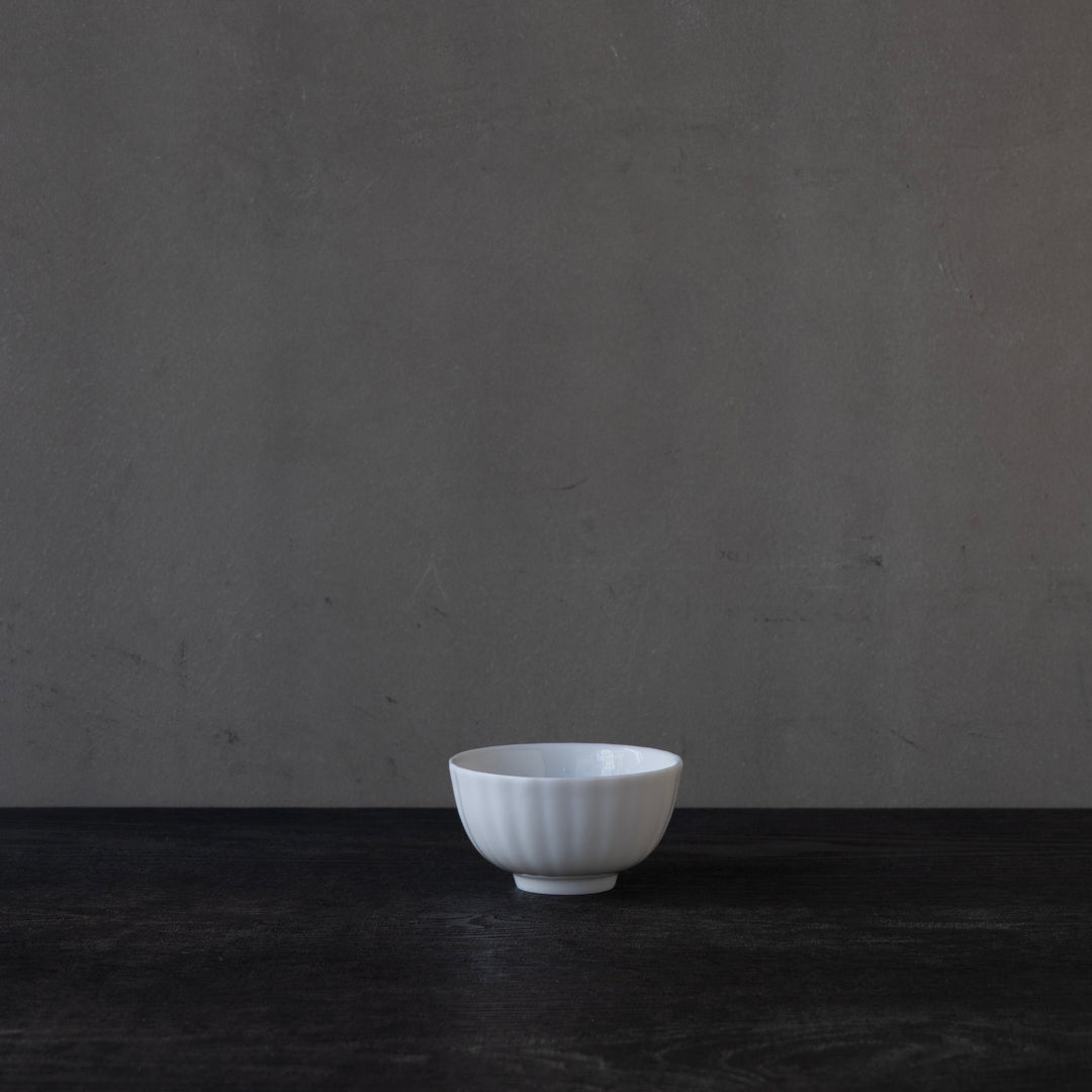 ●25-YM-30 White Porcelain Tea Bowl