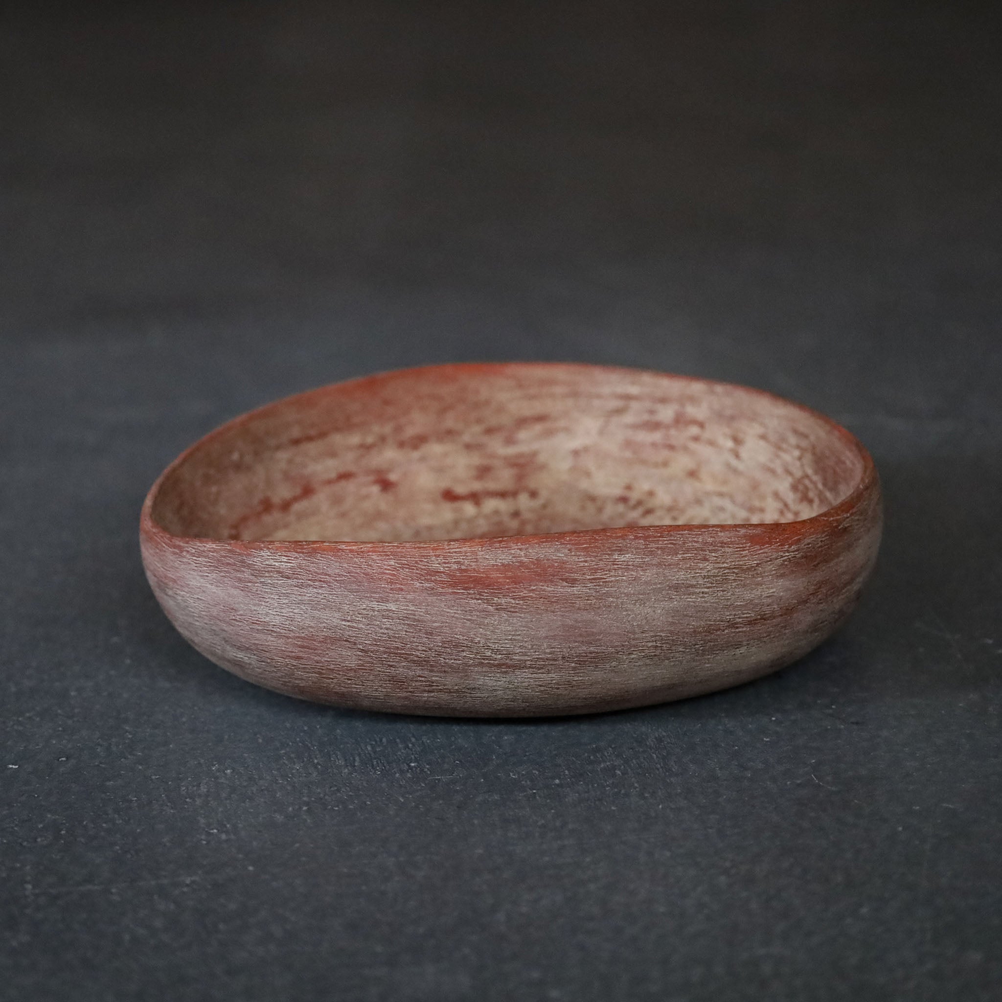 ●26-SD-10 IBITSU 歪 鉢 草木染 - A