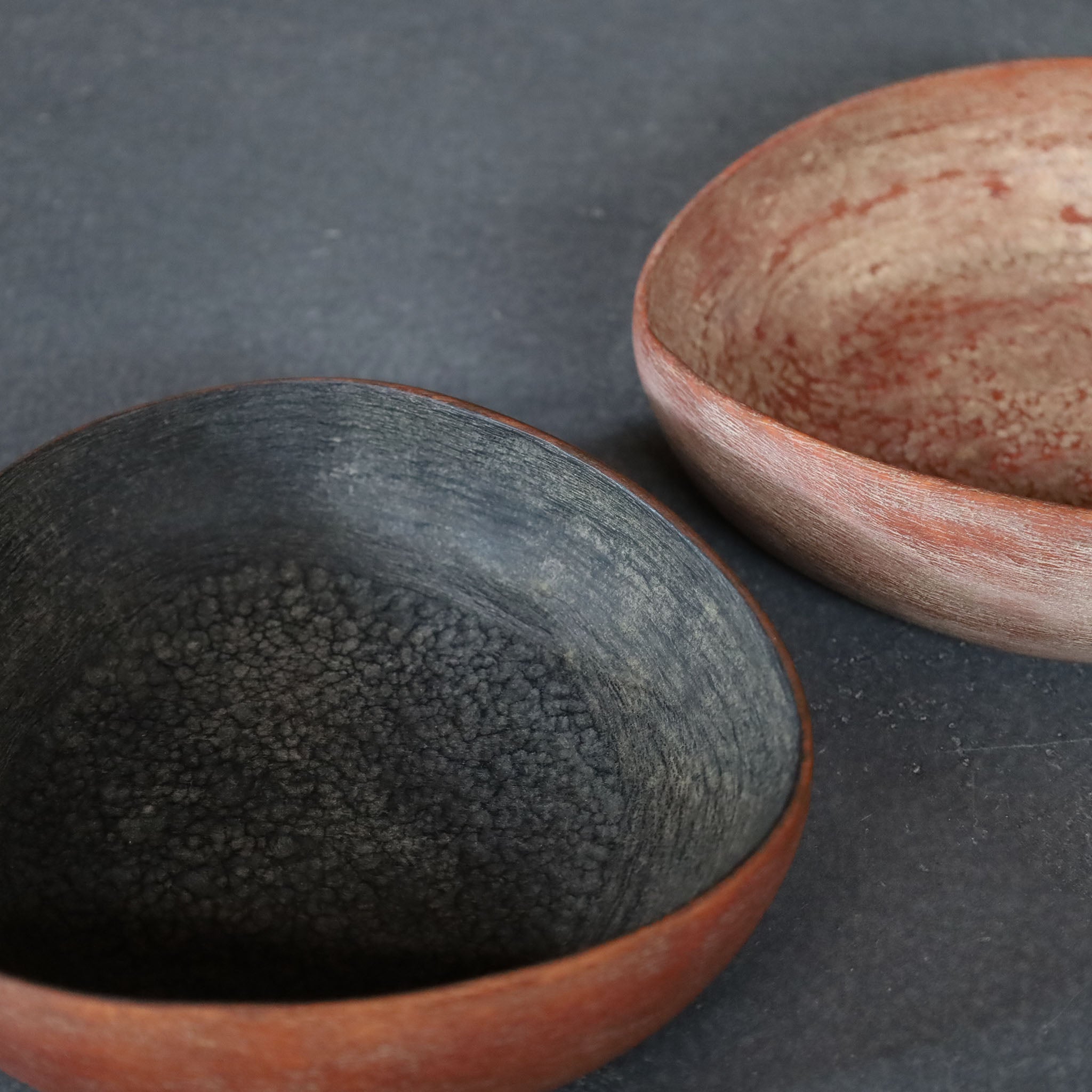 ●26-SD-10 IBITSU 歪 鉢 草木染 - A