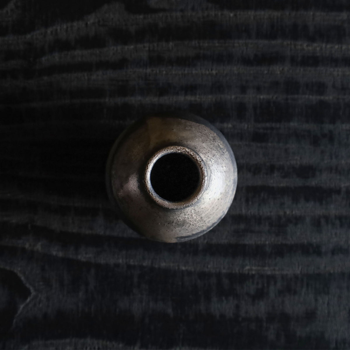船串篤司 茶入れ(銀)