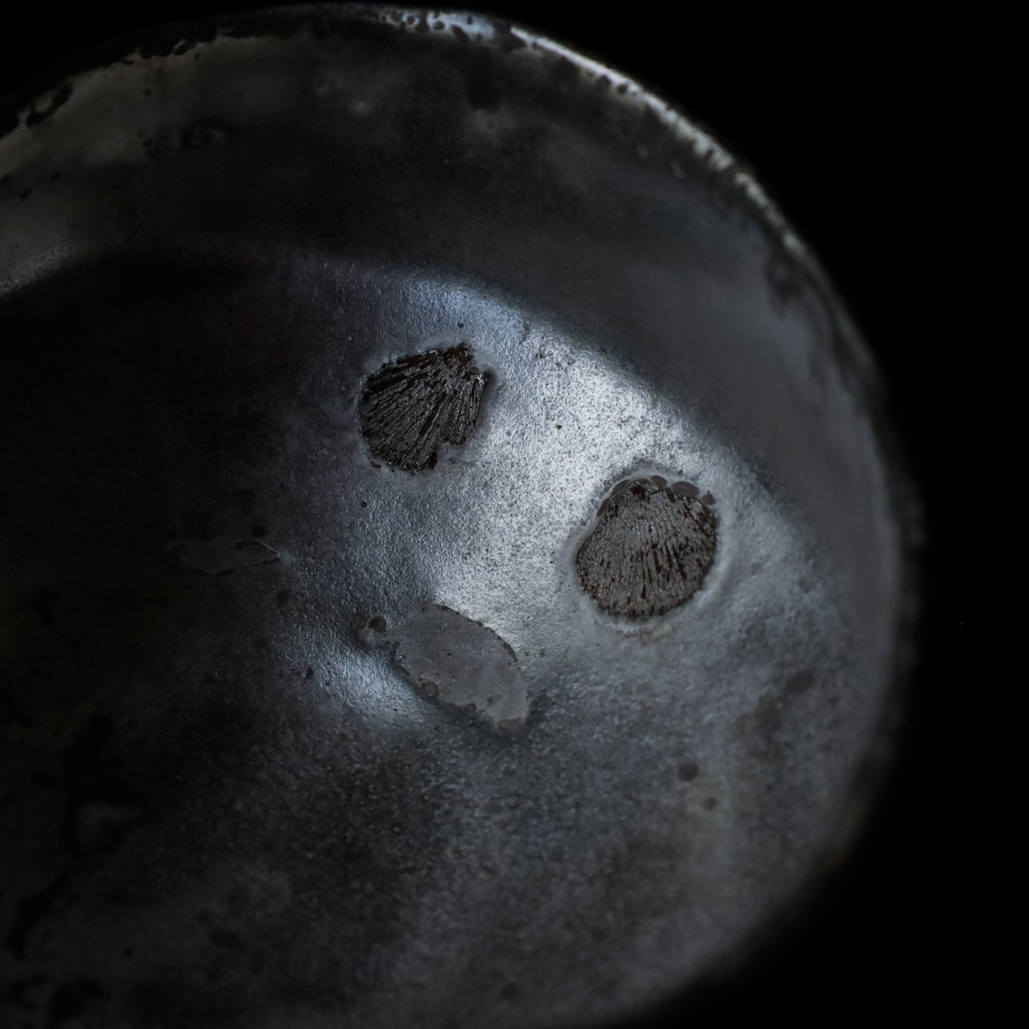 Yuko Ikeda: Silver & Platinum Glaze Tea Bowl (Medium)