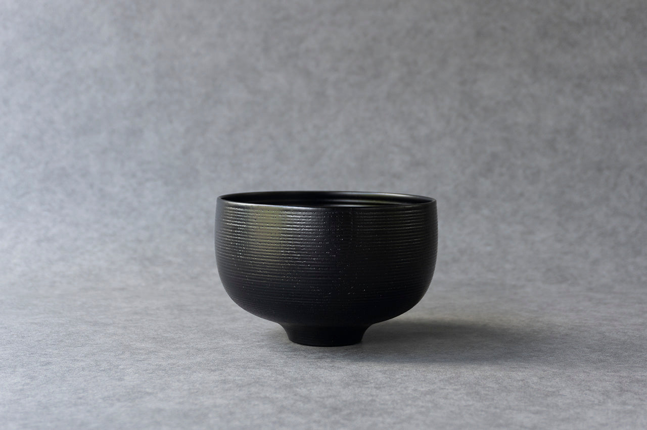 Zelkova Thin Stripes Bowl (large) Black