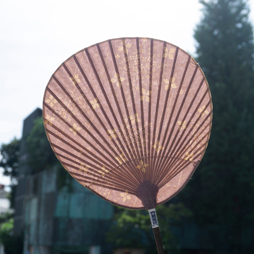 Kurikawa Shoten Shibu Uchiwa Small Amacha Purple
