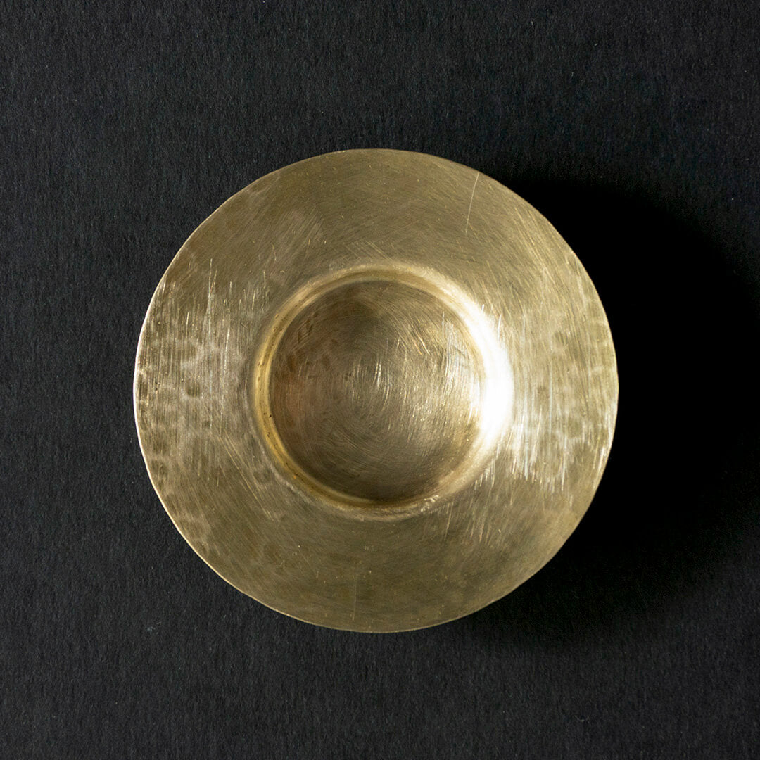Yuichi Takemata 茶托 丸　真鍮