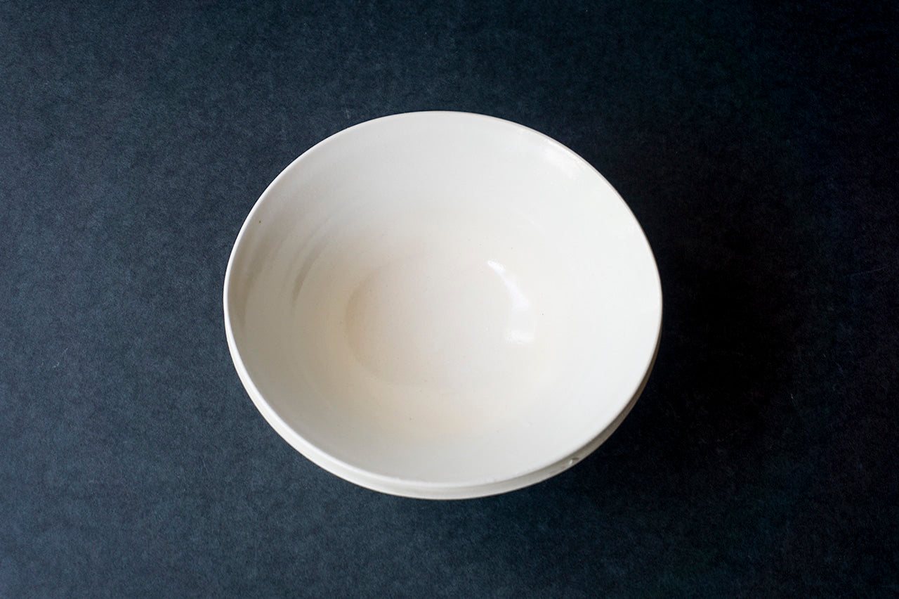 21 Double Lip Bowl S White